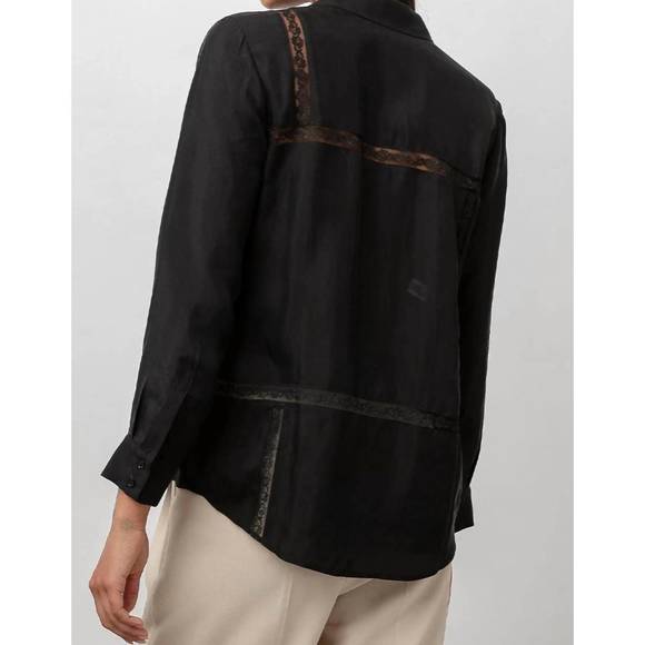 NEW RAILS mona blouse in black - Picture 4 of 5